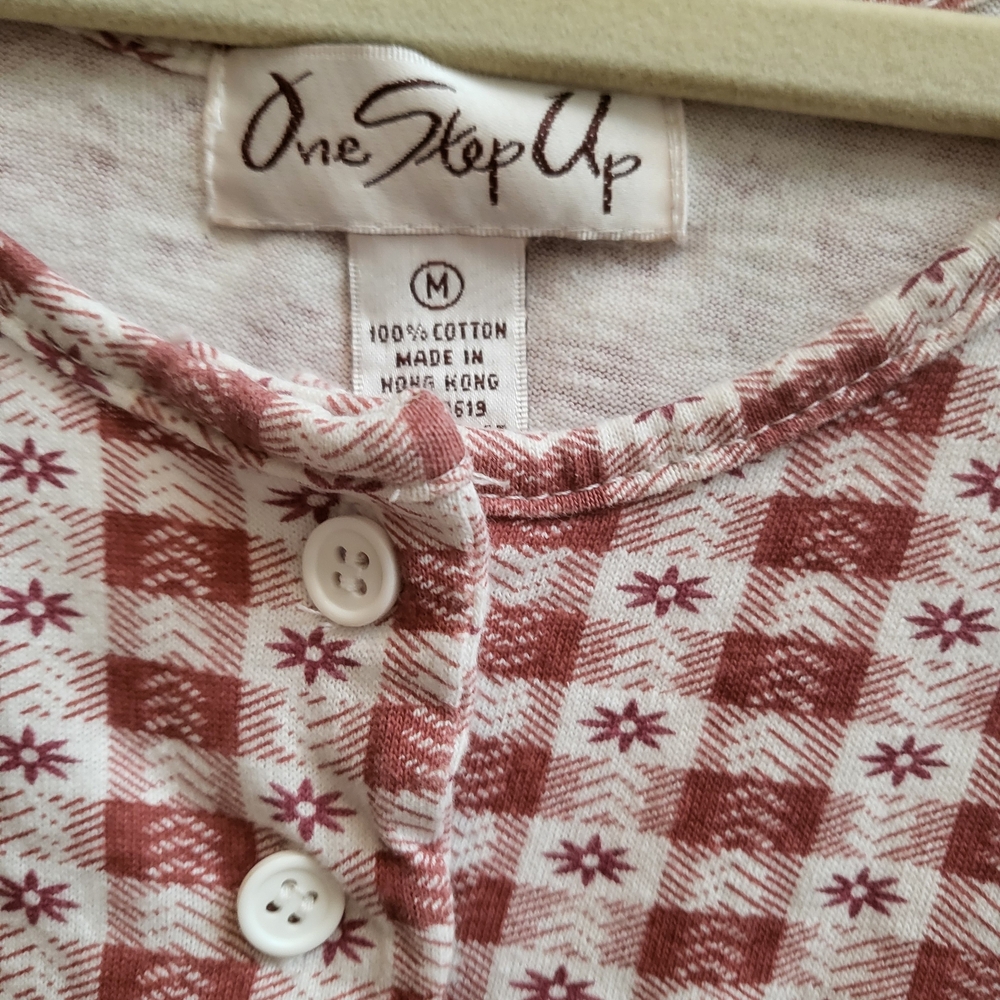 Vintage Red and White Checkered Jumpsuit/Romper